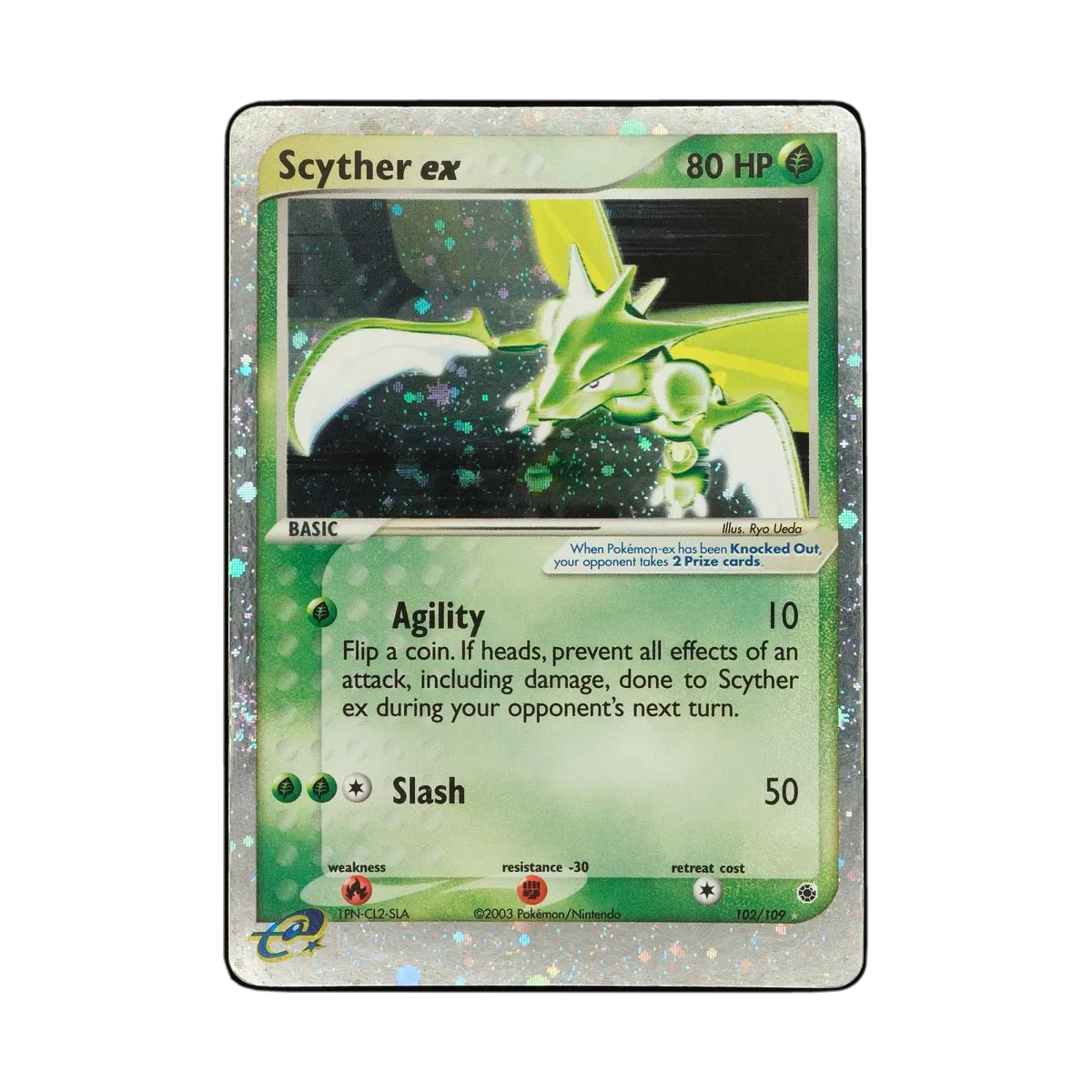 Pokemon TCG Scyther shops EX Ruby and Sapphire Holofoil